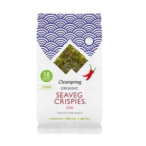 Organic Seaveg Crispies Multipack Chilli 12g