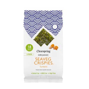 Organic Seaveg Crispies Multipack Turmeric 12g